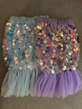 Mermaid Skirt Girls Set